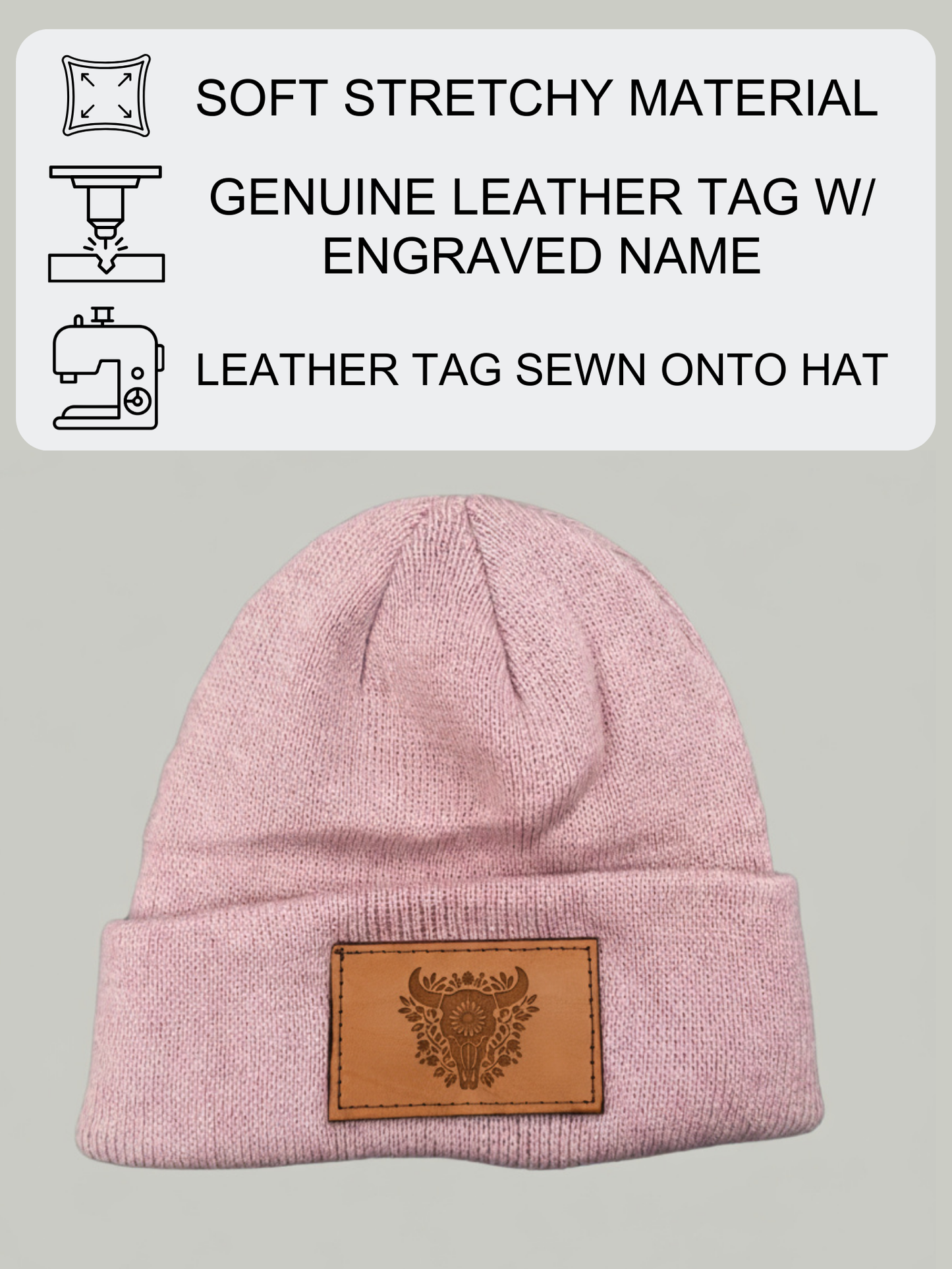 Beanie Hats w/ Image (NB-5Y)