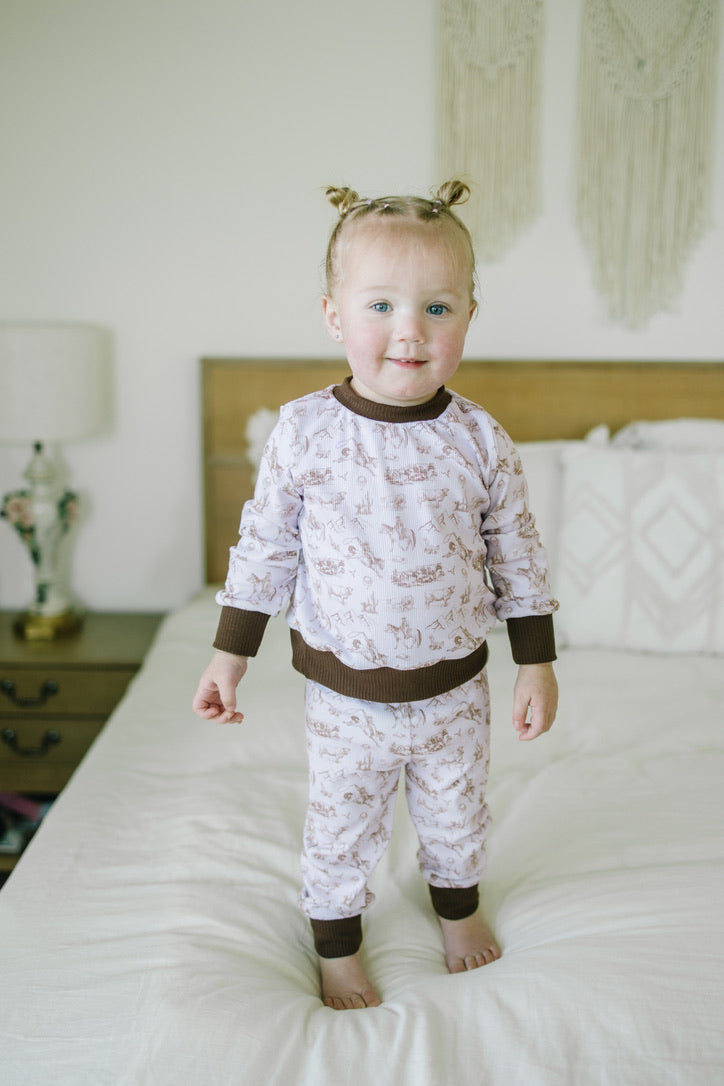 Pink Ranchy Pajamas 6-9Month