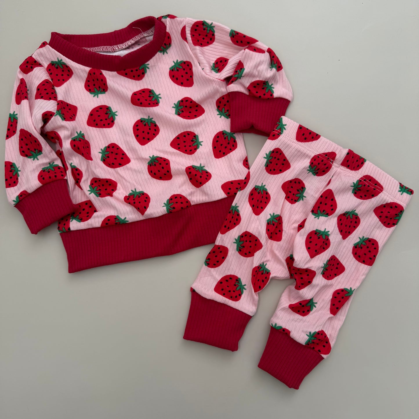 Strawberry Pajamas 0-3Month
