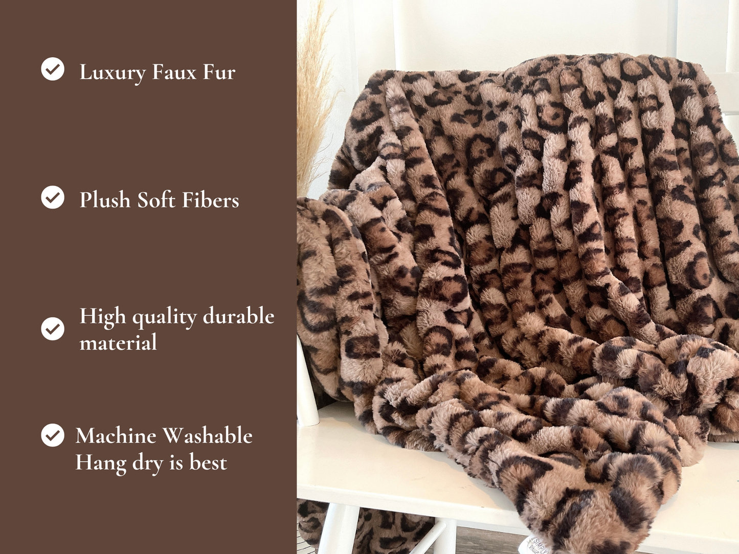 Leopard Bubble Blanket