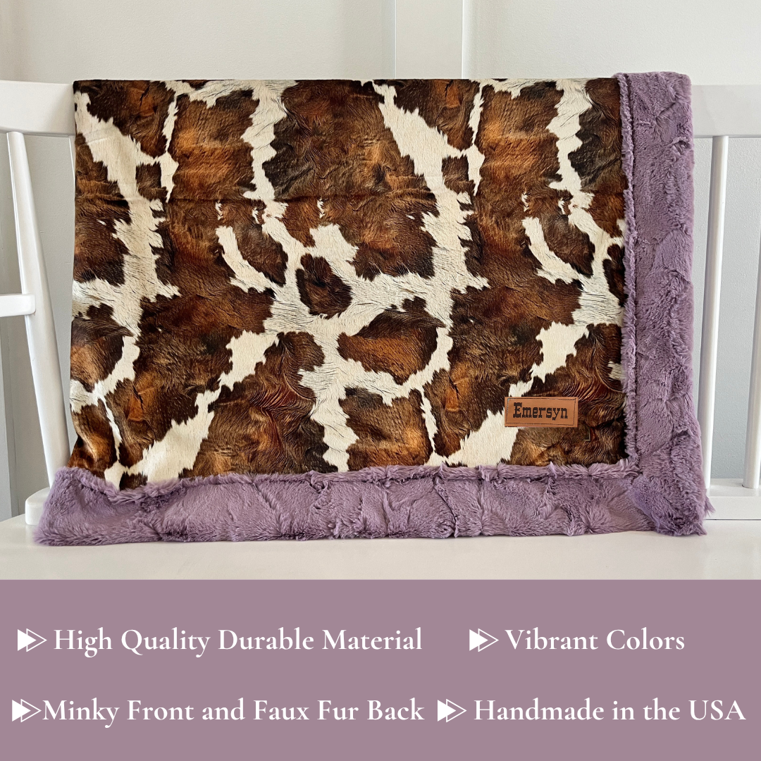 Cow Print Fur