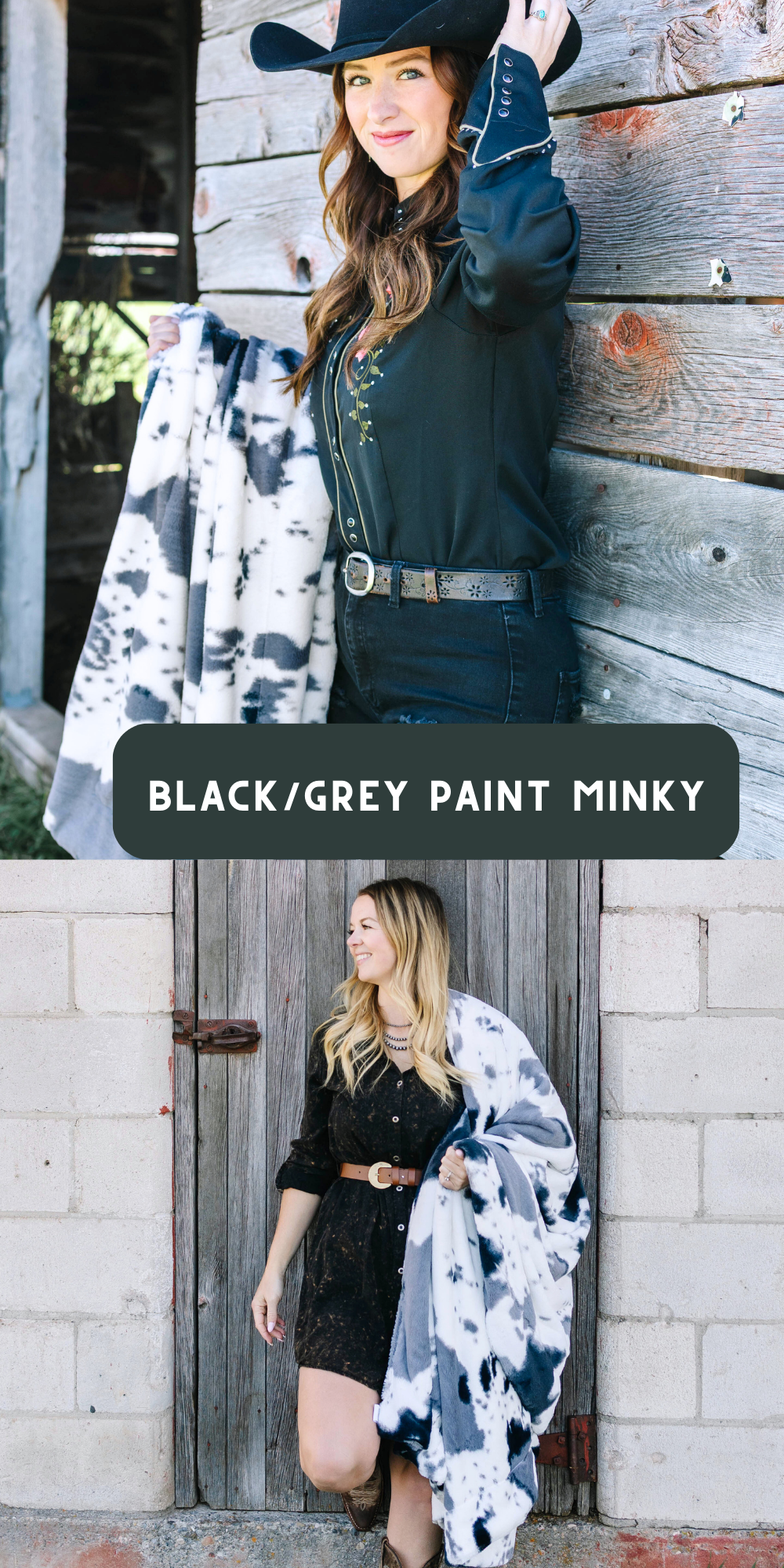 Black/Grey Paint Pony