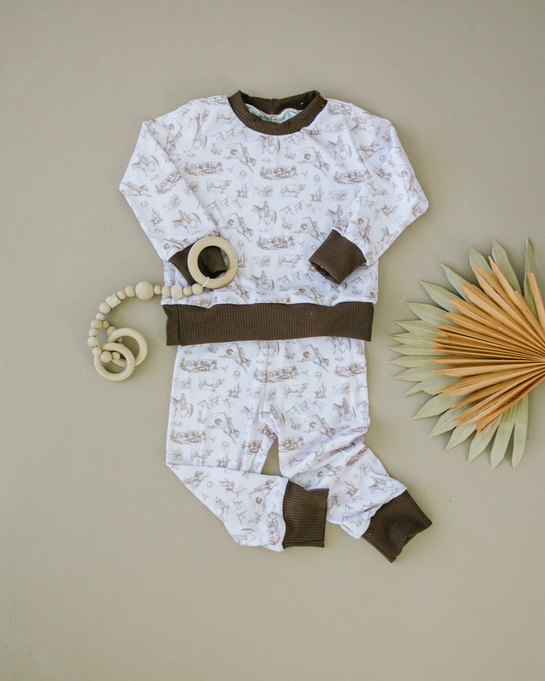 Pink Ranchy Pajamas 6-9Month