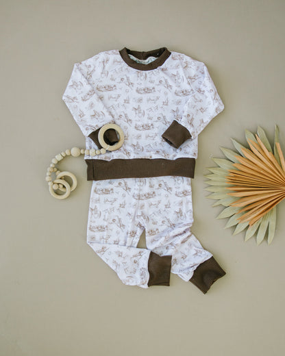 Pink Ranchy Pajamas 6-9Month