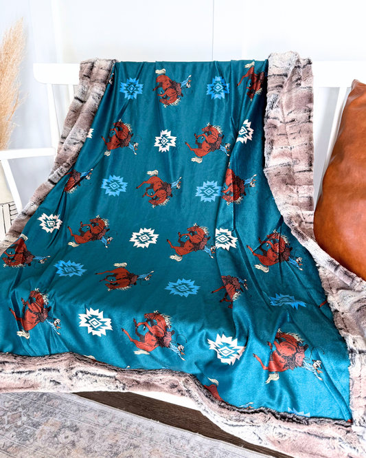 Bucking Horse - Throw