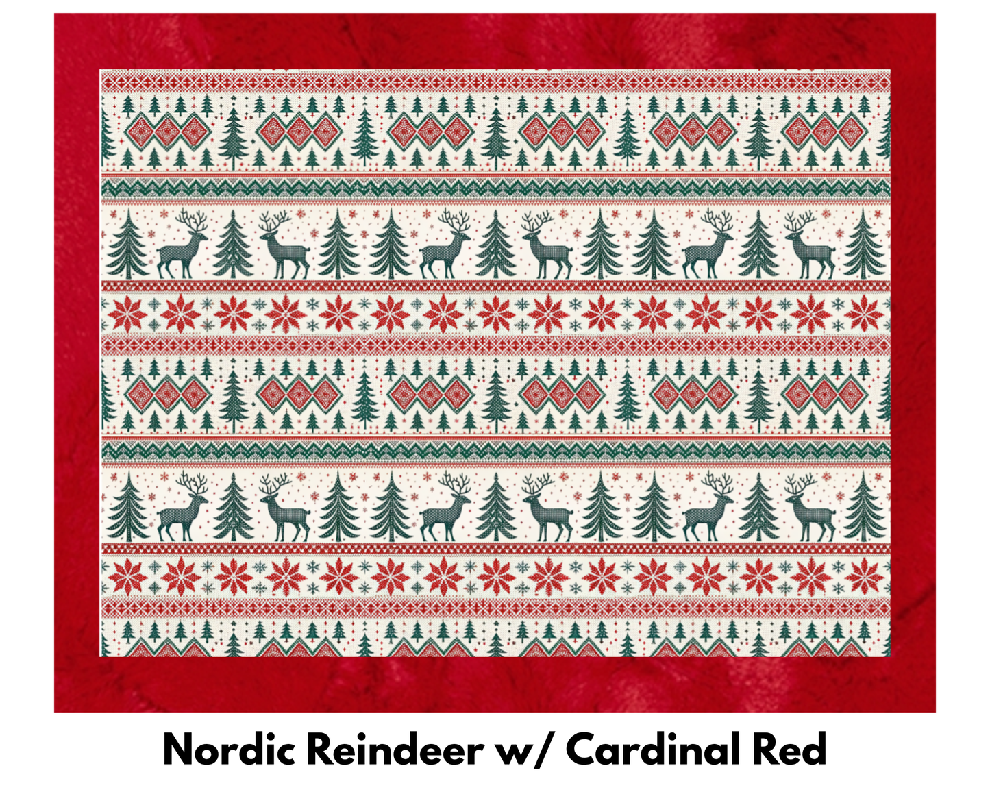 Nordic Reindeer Blanket