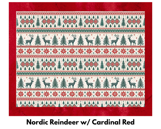 Nordic Reindeer Blanket