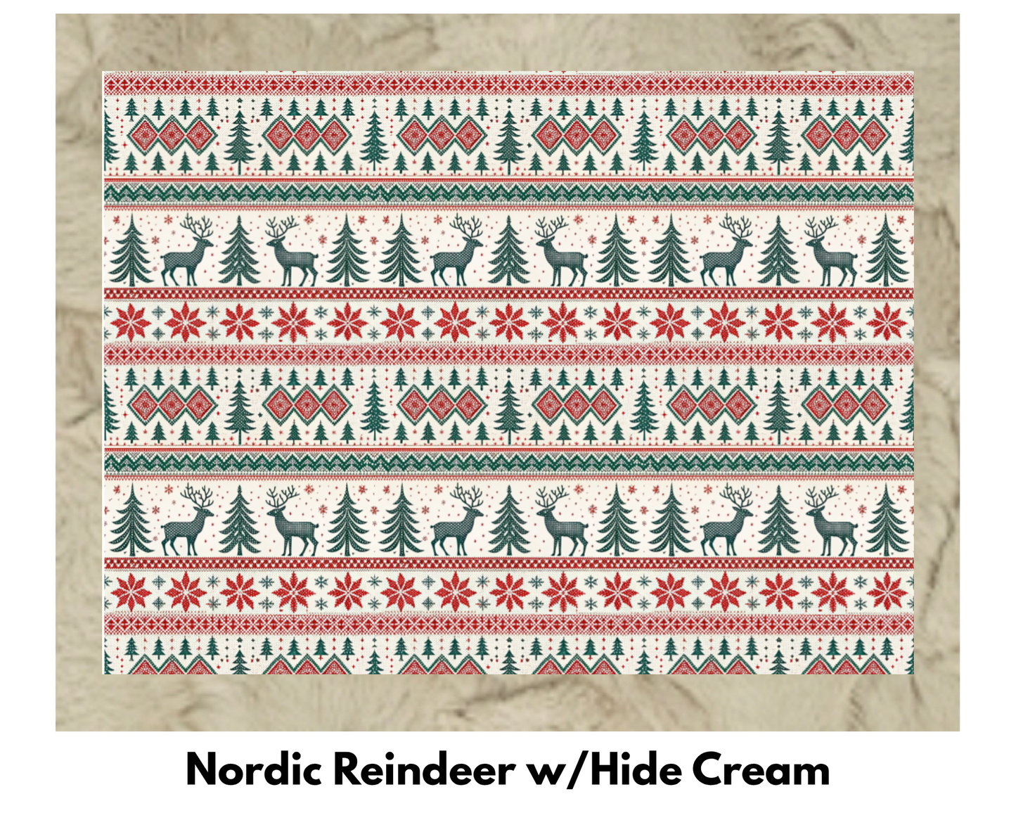 Nordic Reindeer Blanket