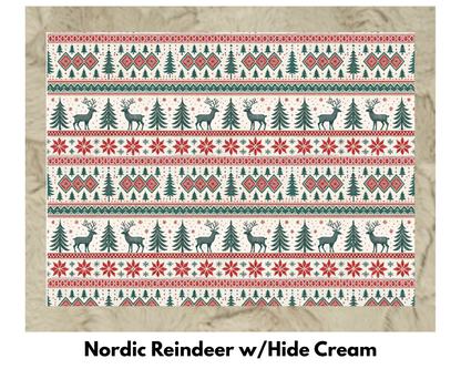 Nordic Reindeer Blanket