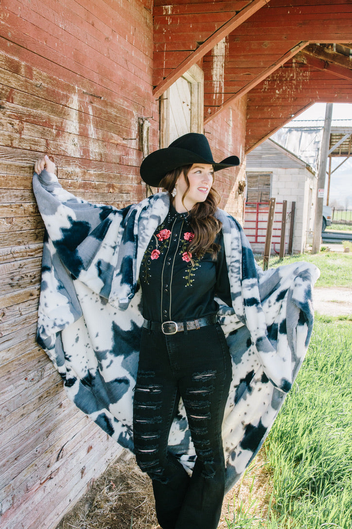 Black/Grey Paint Pony-Teen