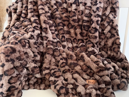 Leopard Bubble Blanket