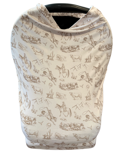 Ranch Cowboy Car Seat Cover