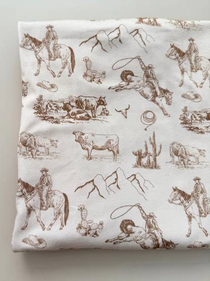 Ranch Cowboy Car Seat Cover