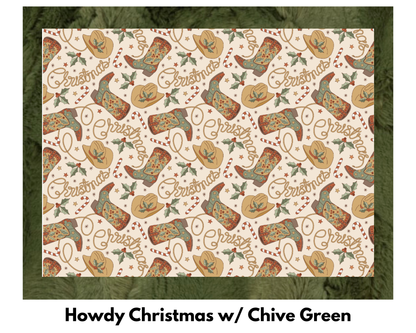 Howdy Christmas Blanket