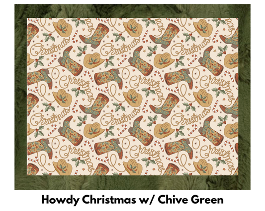 Howdy Christmas Blanket