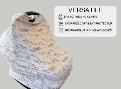 Ranch Cowboy Car Seat Cover