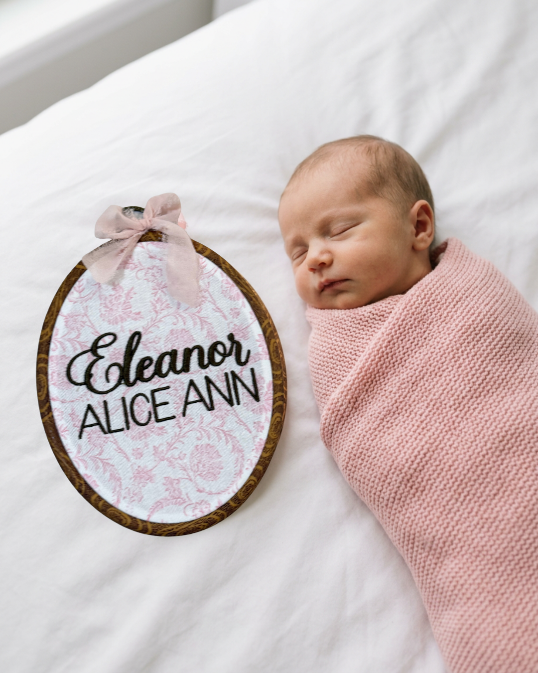 Embroidery Name Sign