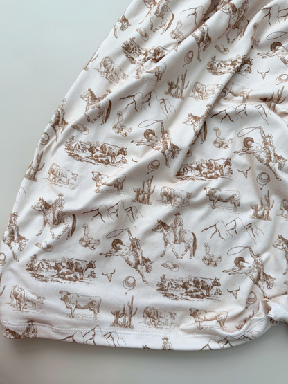 Ranch Cowboy Car Seat Cover