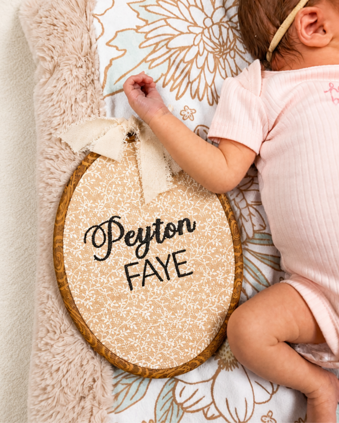 Embroidery Name Sign