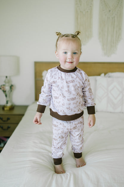 Pink Ranchy Pajamas 6-9Month