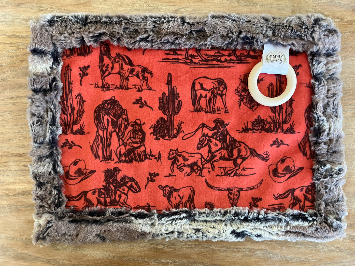 Vintage Western w/ Mtn Brown
