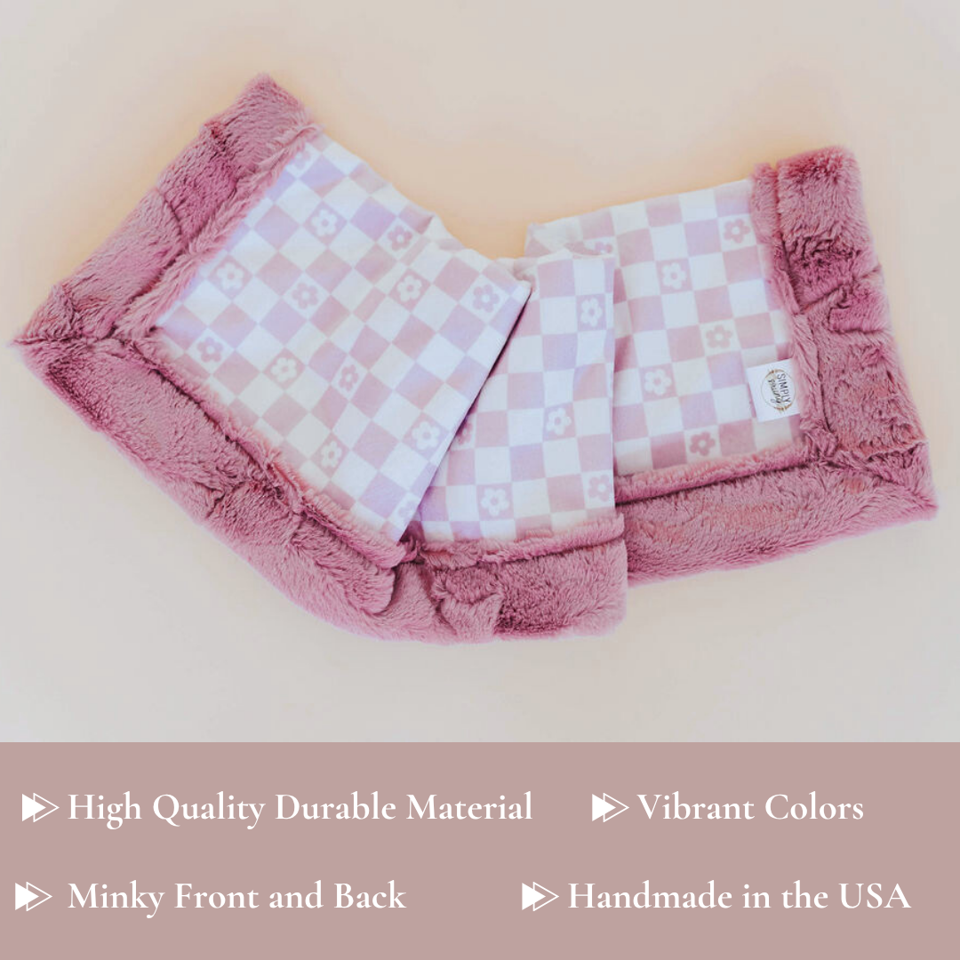 Checkered Floral Pink