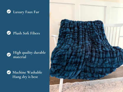 Dark Sea Bubble Blanket