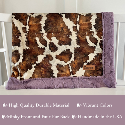 Cow Print Fur