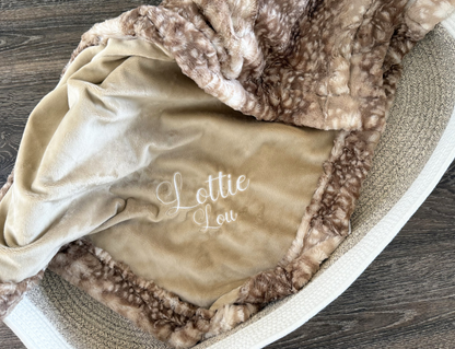 Fawn Print Embroidery