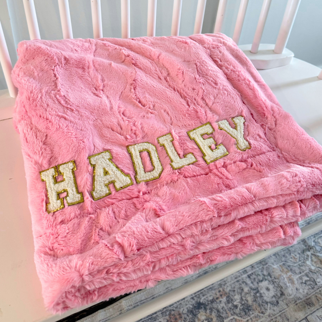 Chenille Name Double Luxe