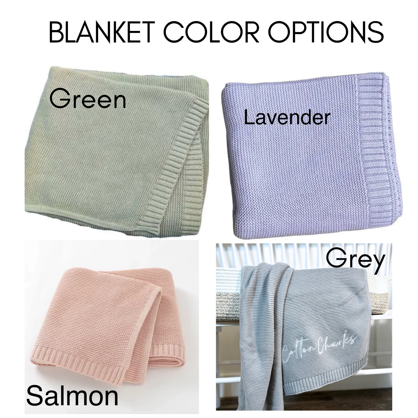 Cotton Knit Blanket