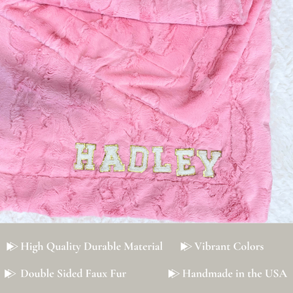 Chenille Name Double Luxe