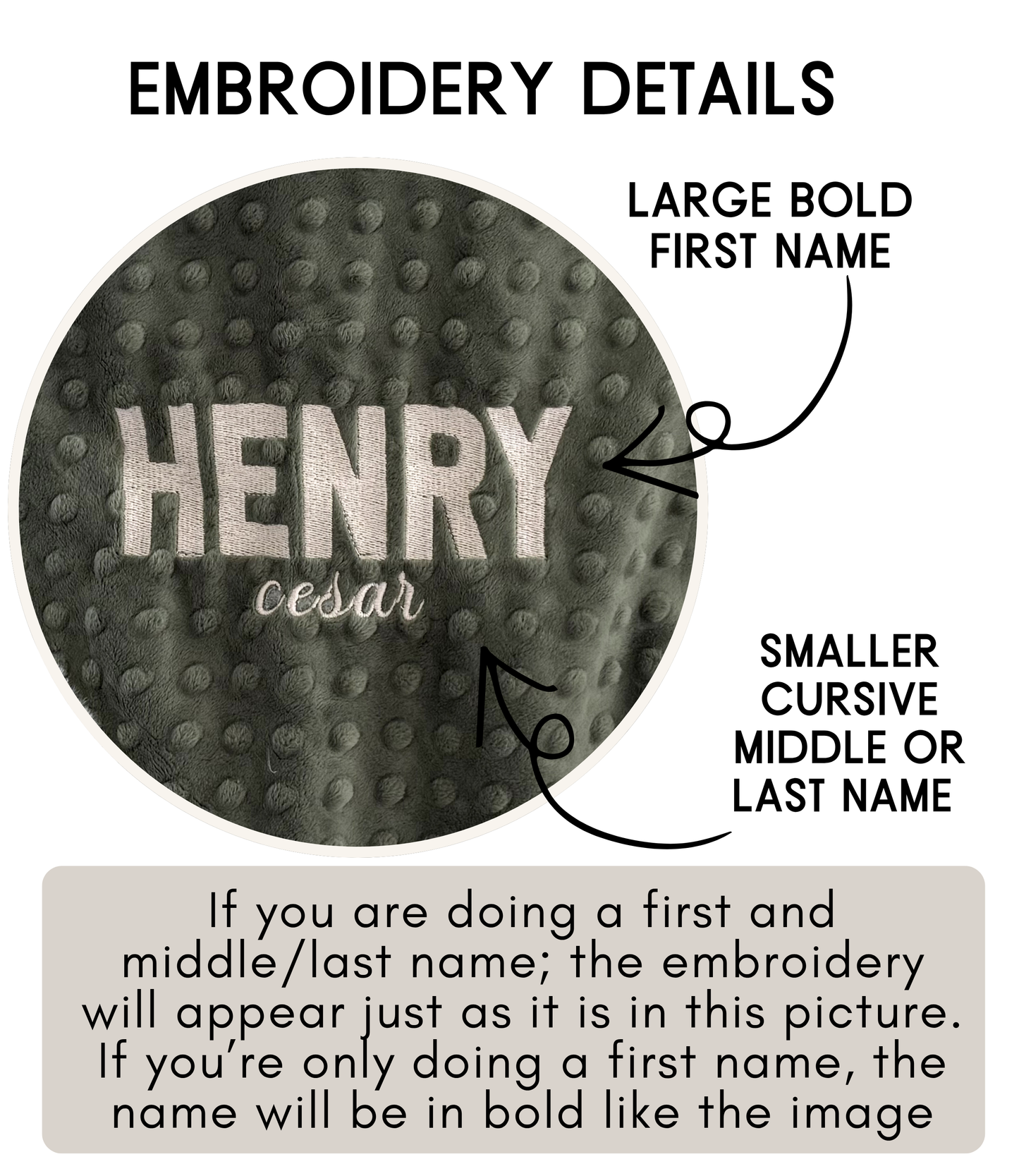 Green Dot Embroidery