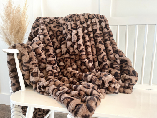 Leopard Bubble Blanket