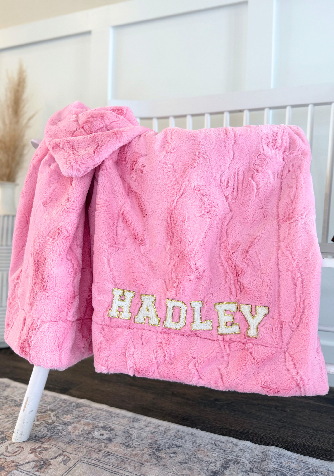 Chenille Name Double Luxe