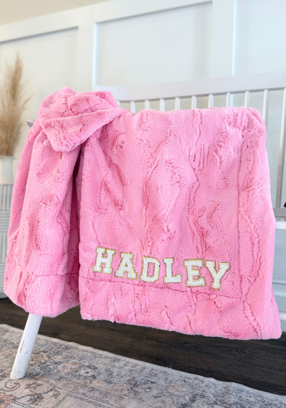 Chenille Name Double Luxe