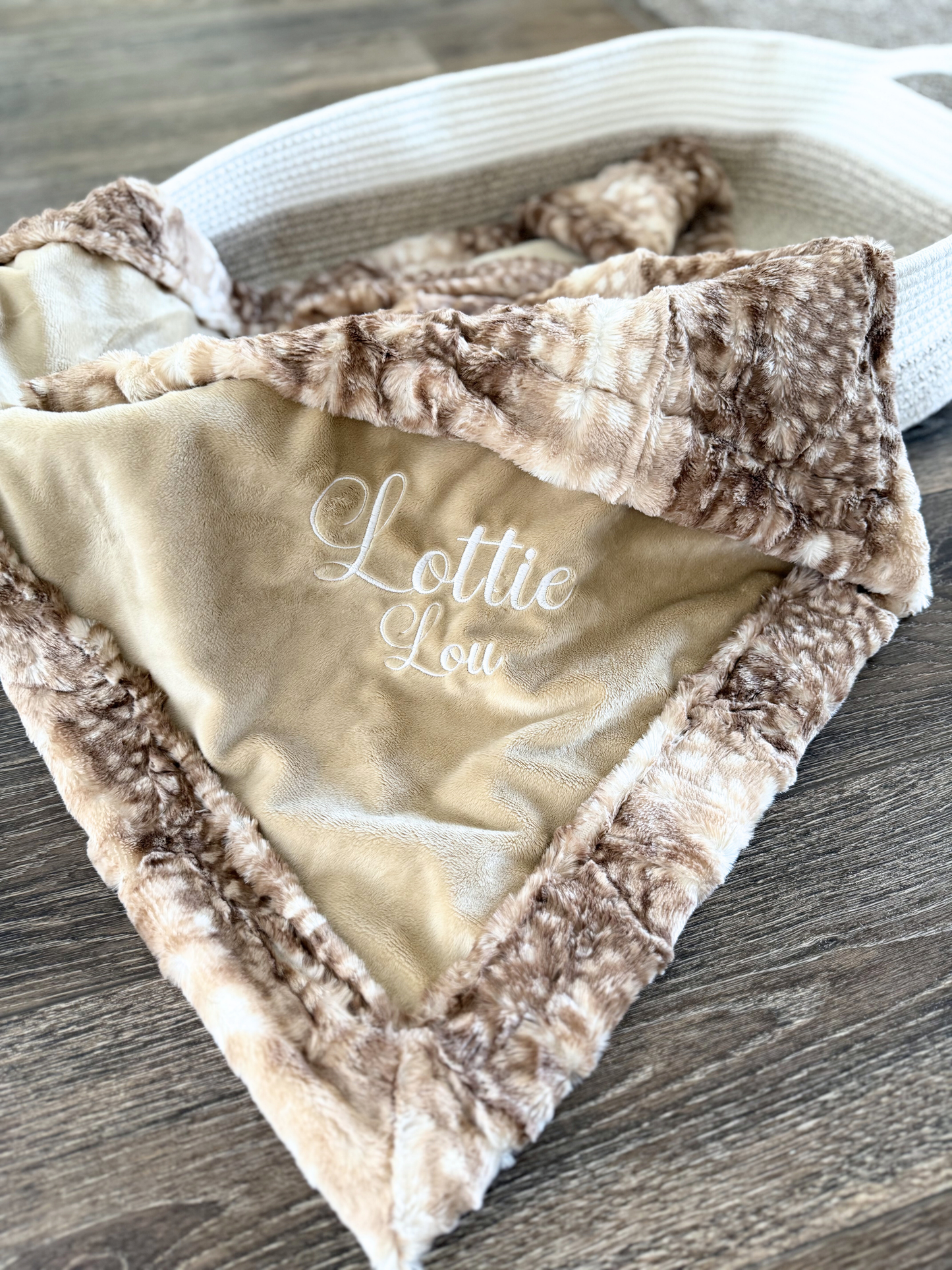 Fawn Print Embroidery