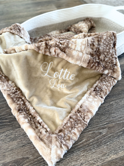 Fawn Print Embroidery