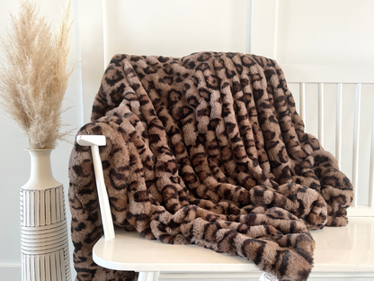 Leopard Bubble Blanket
