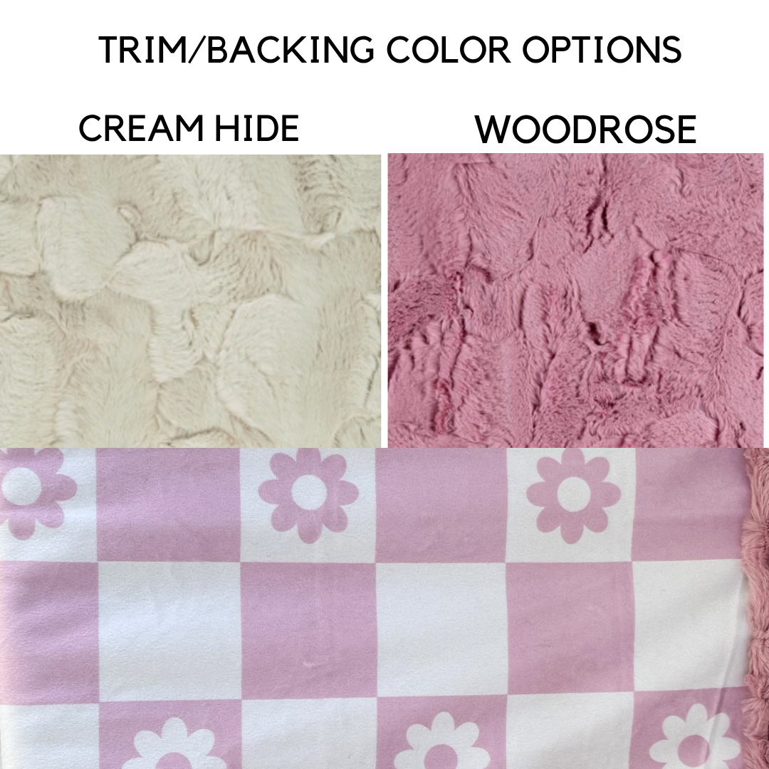 Checkered Floral Pink