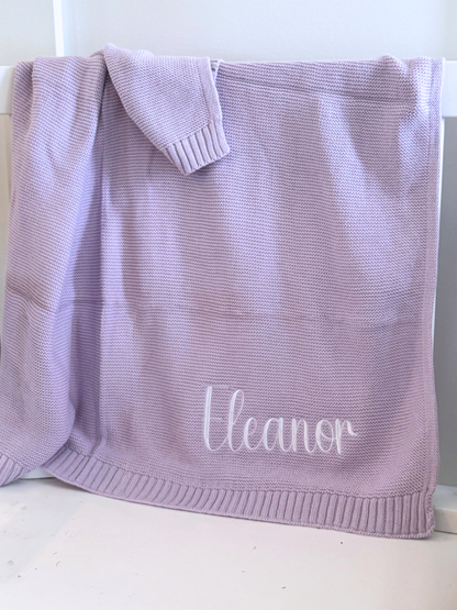 Cotton Knit Blanket