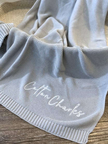 Cotton Knit Blanket