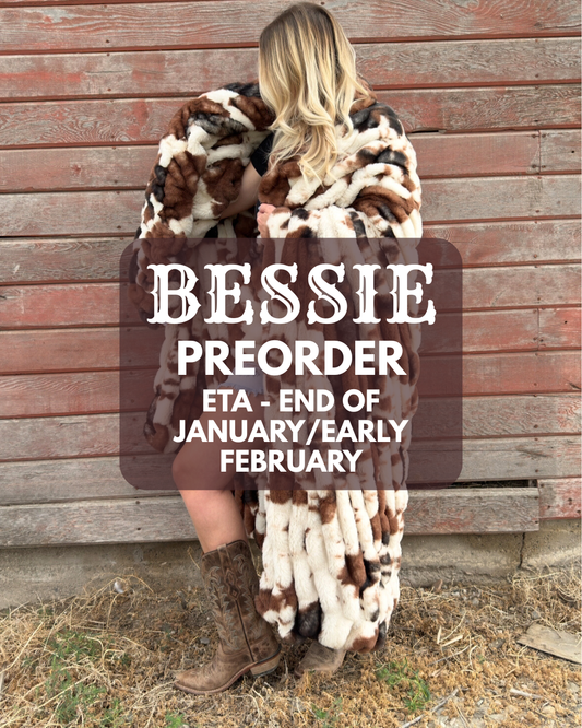 PREORDER Bessie- Cow Print Bubble