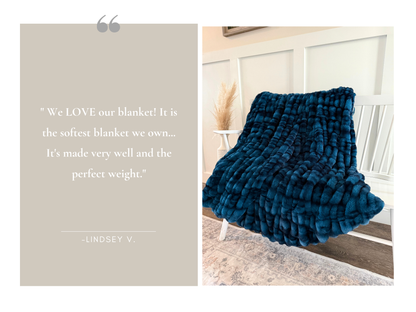 Dark Sea Bubble Blanket