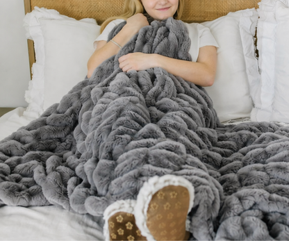 Moonstone Bubble Blanket