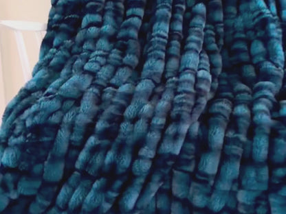 Dark Sea Bubble Blanket